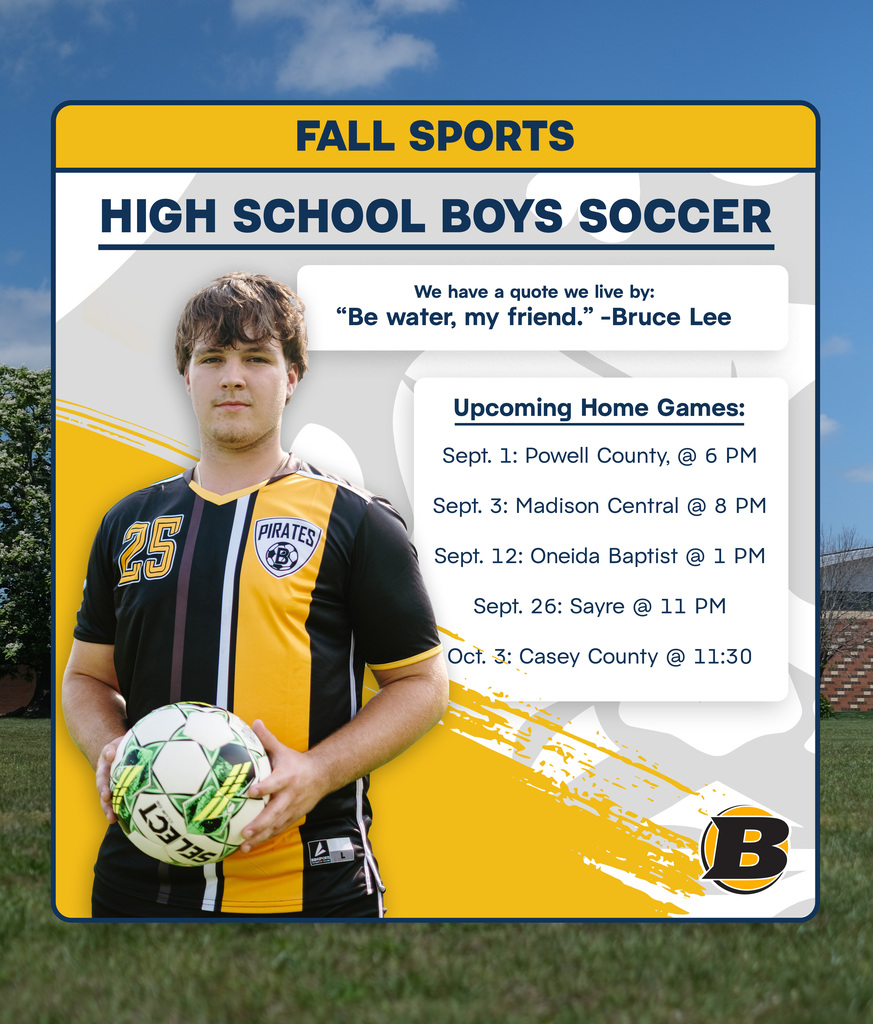 HS Boys Soccer Team