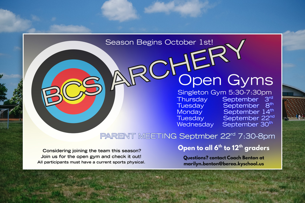 BCS Archery Information!