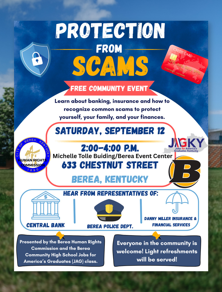 Protection from Scams Community Event Hosted by our High School JAG Class.