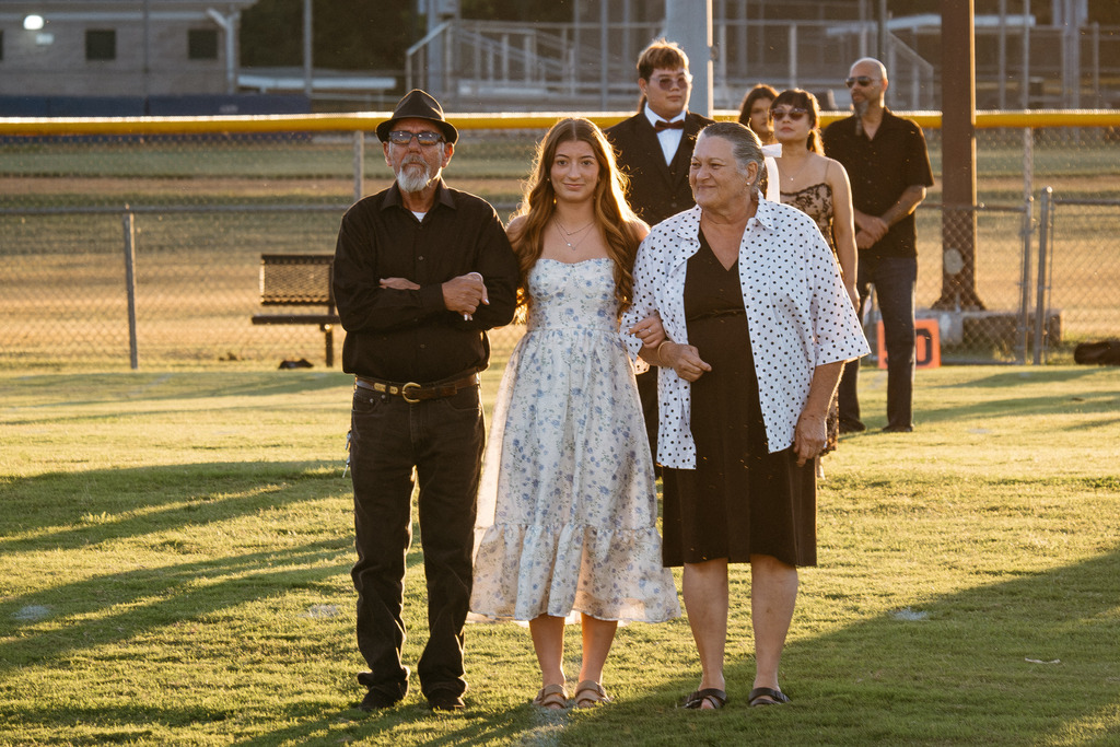 Homecoming Candidates at Football Game