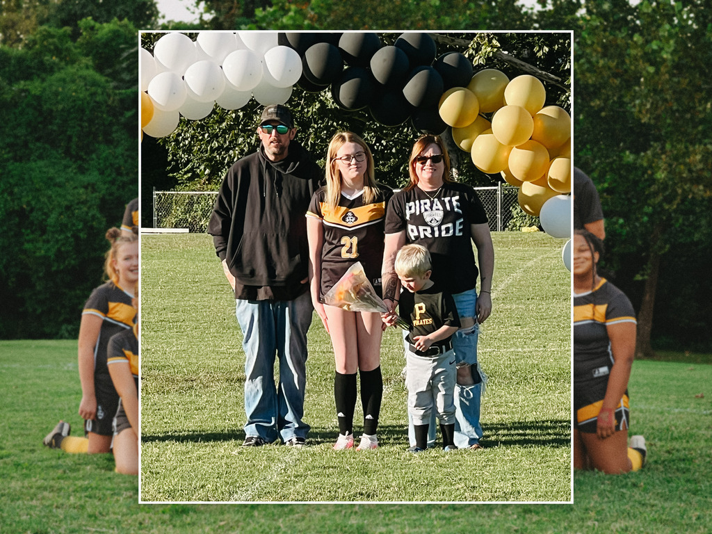 Middle School Girls Soccer Celebrates their 8th Grade Night