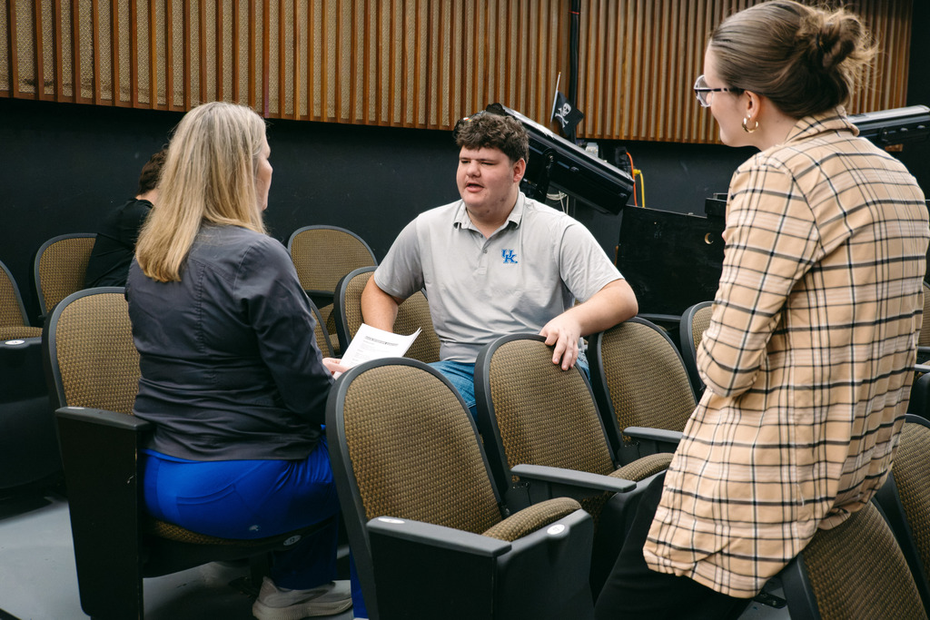 FCS Students Practice Mock-Job Interviews With Local Professionals in School Theater
