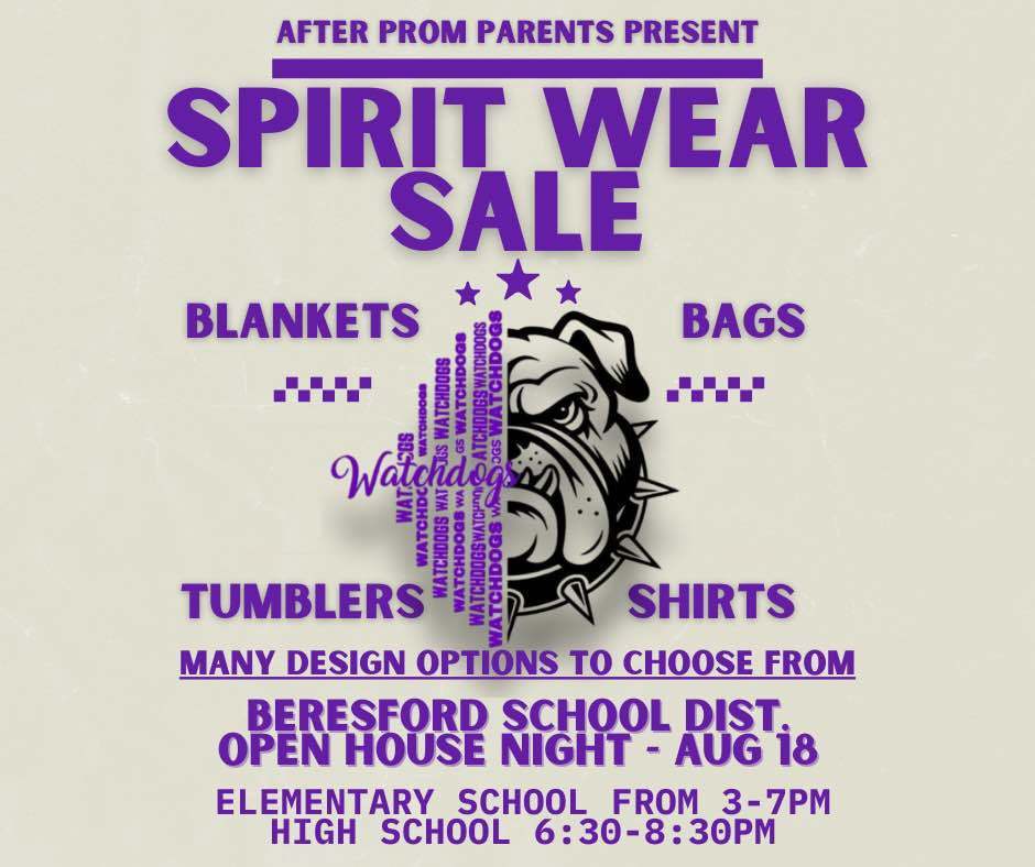 Spirit Wear Sale