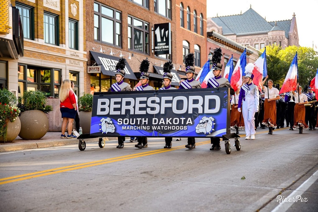 BHS Marching Band in Sioux Falls
