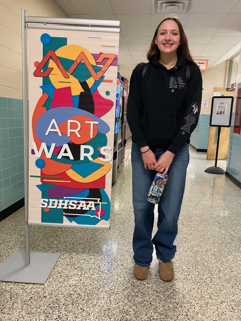 Sophia Coe competes at State Art Wars