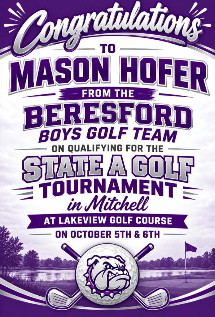 State Golf Congrats