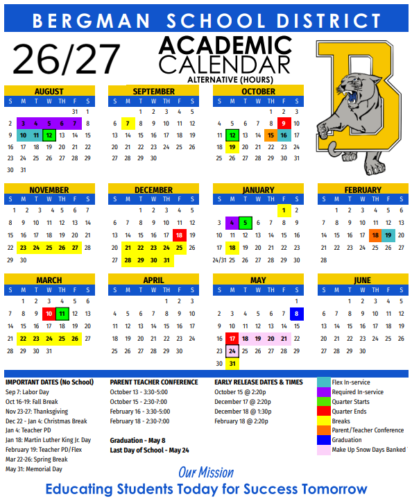 26-27 calendar