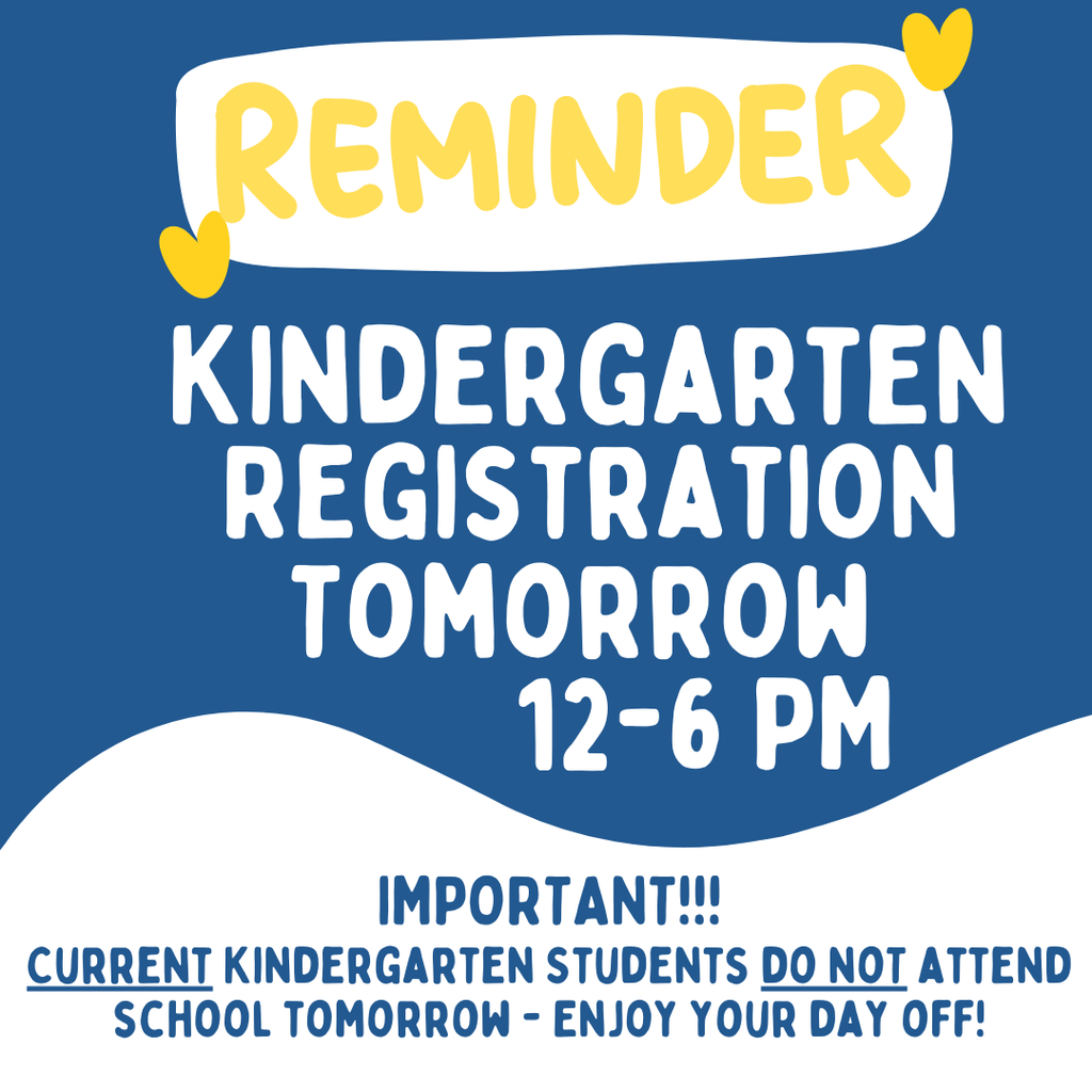Kinder registration tomorrow post