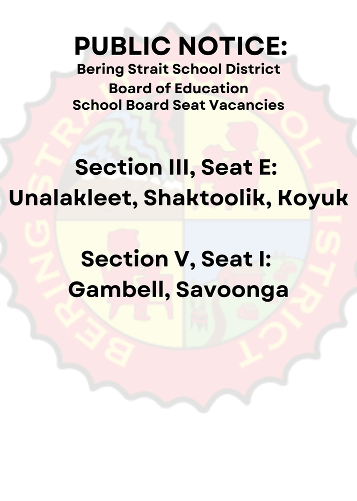 school board seat vacancies
