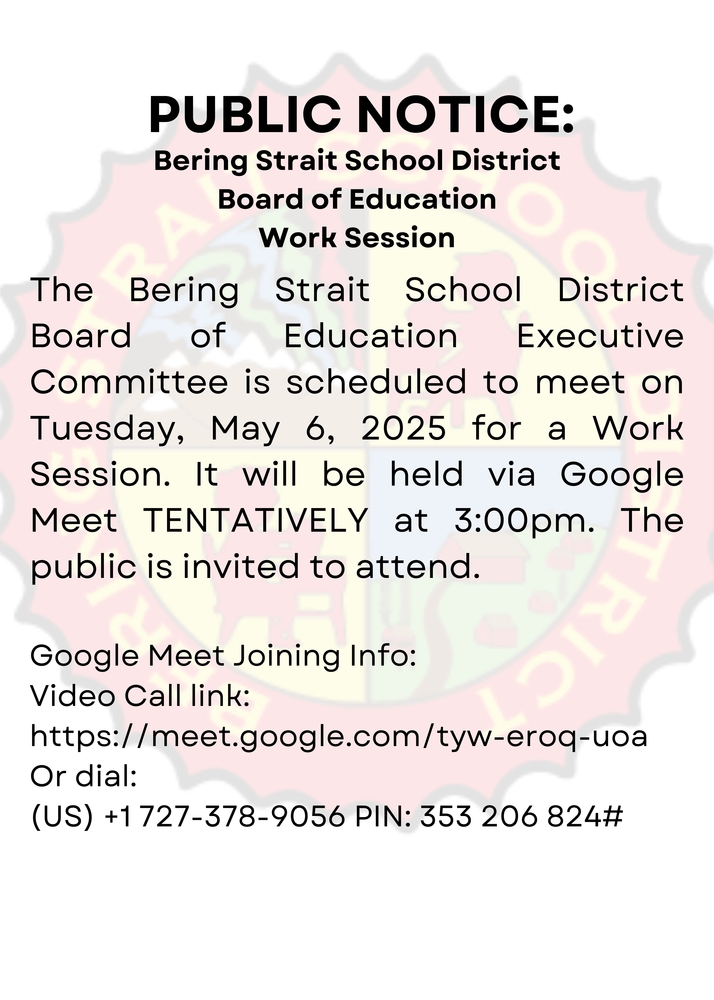 May 6, 2025 work session