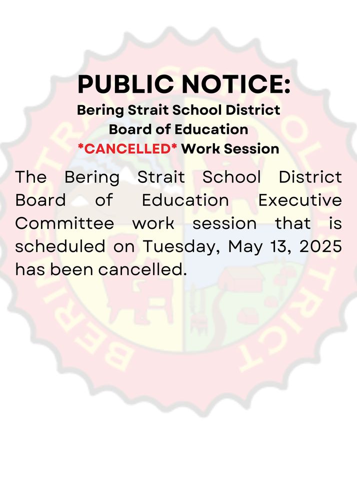 May 13 2025 Updated Work Session cancelled
