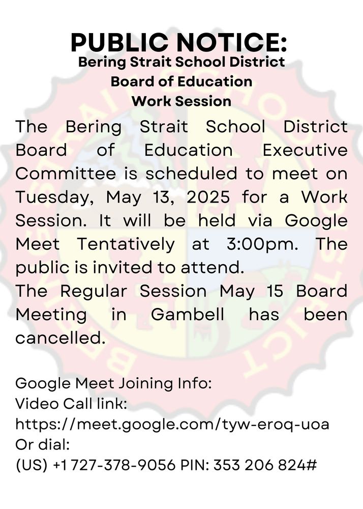 May 13 2025 Updated Work Session