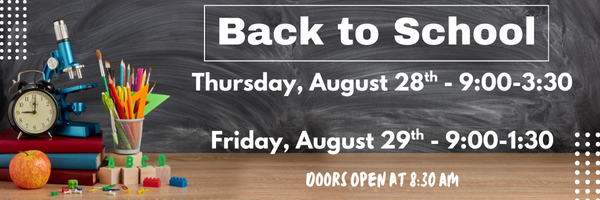 Back to School FY26 Schedule