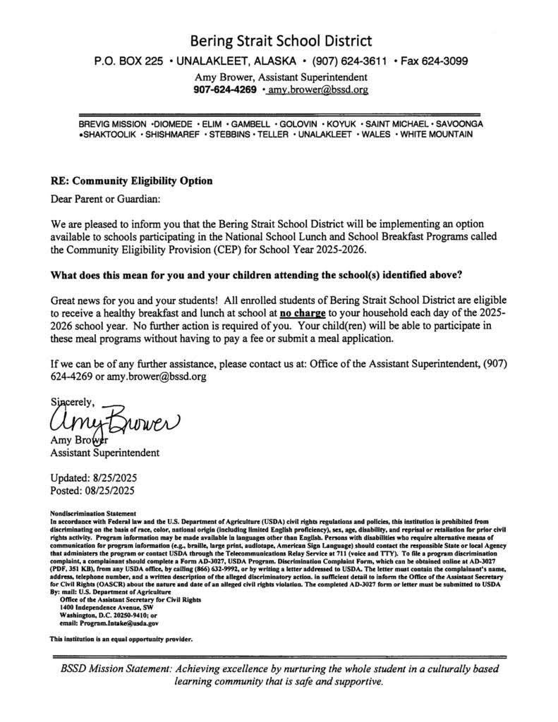 Community Eligibility Options
