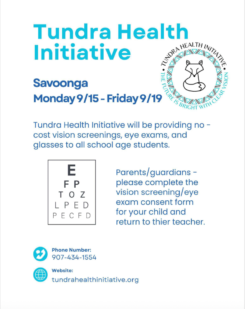Tundra Health Initiative Flyer