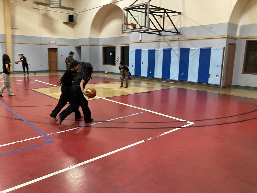 Hooping around at Nome Recreation Center