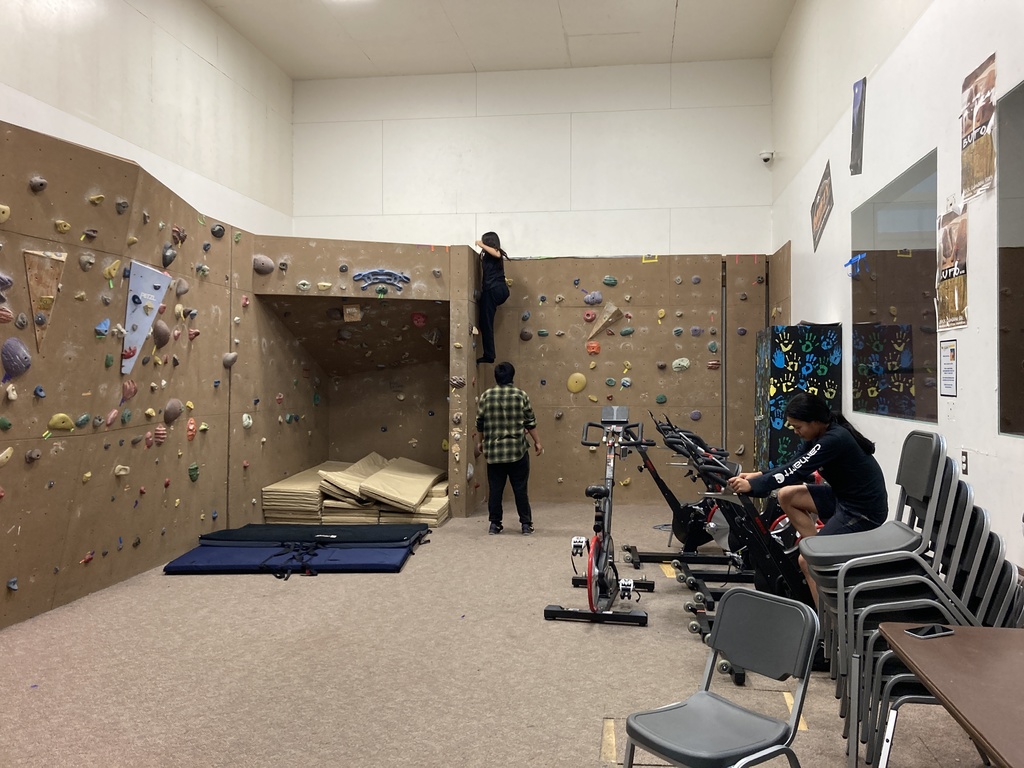 Rock climbing and cycling