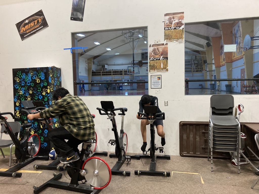 Cycling hard