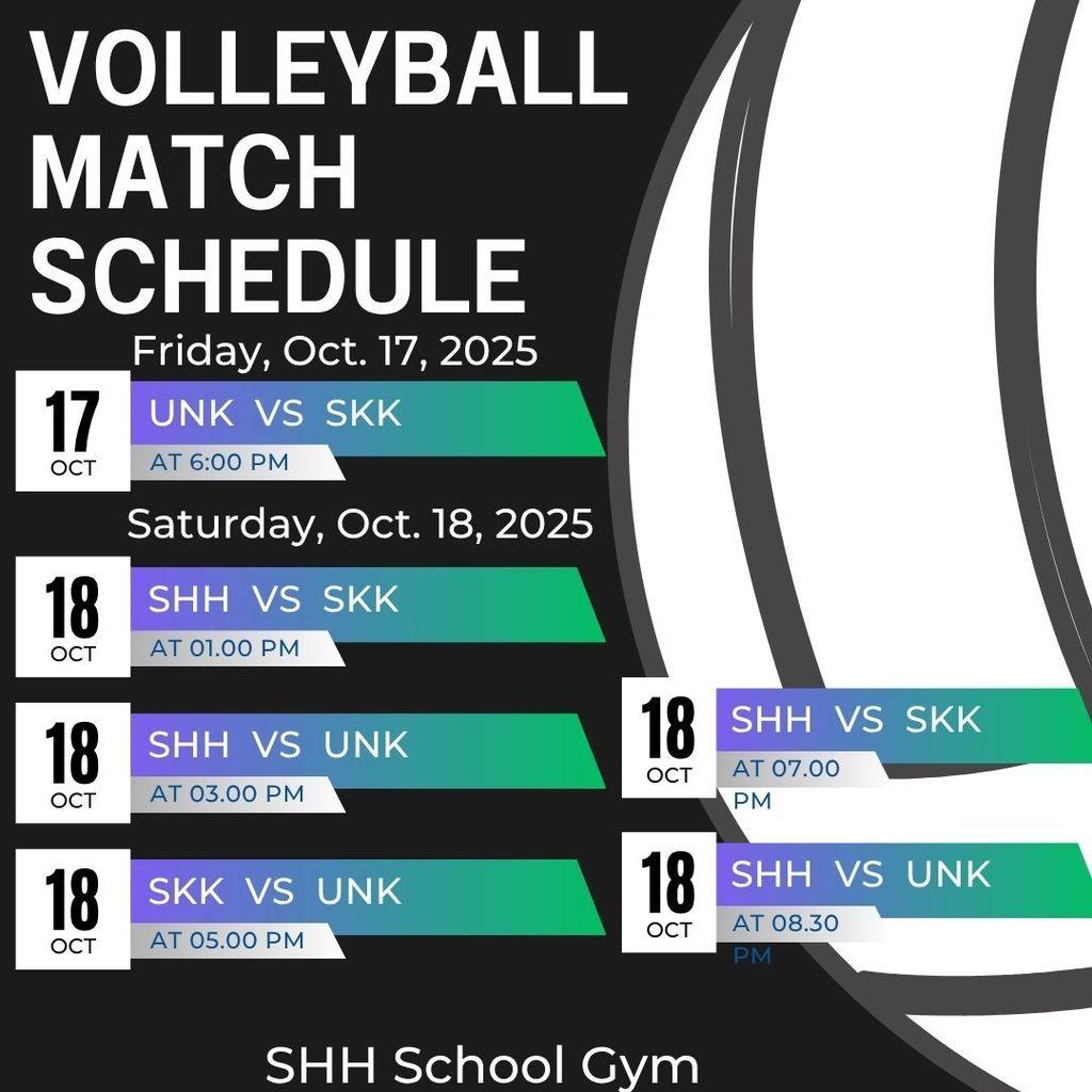 SHH VB schedule