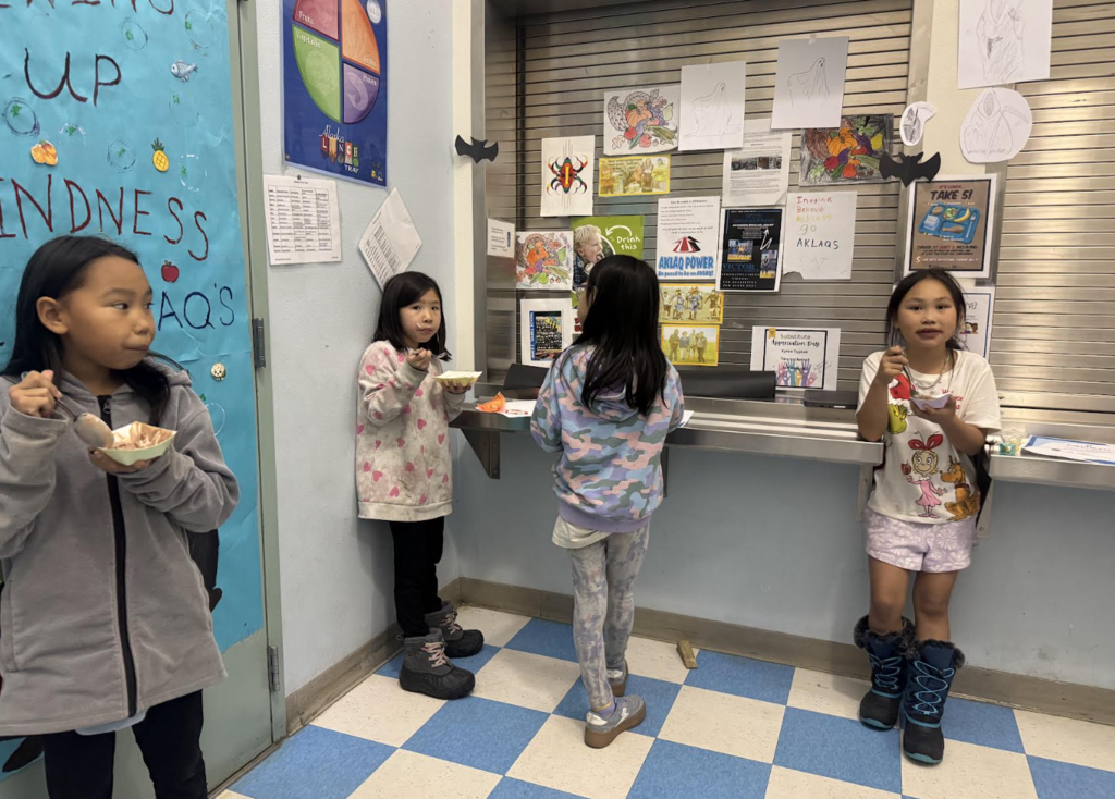 Ice cream donated by Ms. Paula