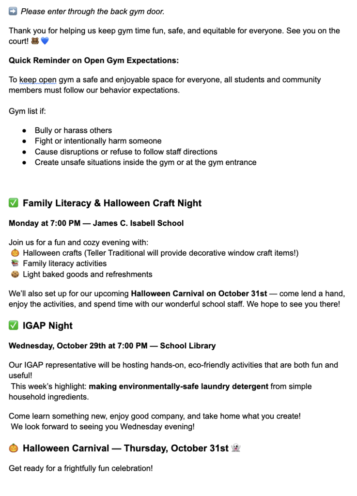 Teller Family Newsletter 10.25 3