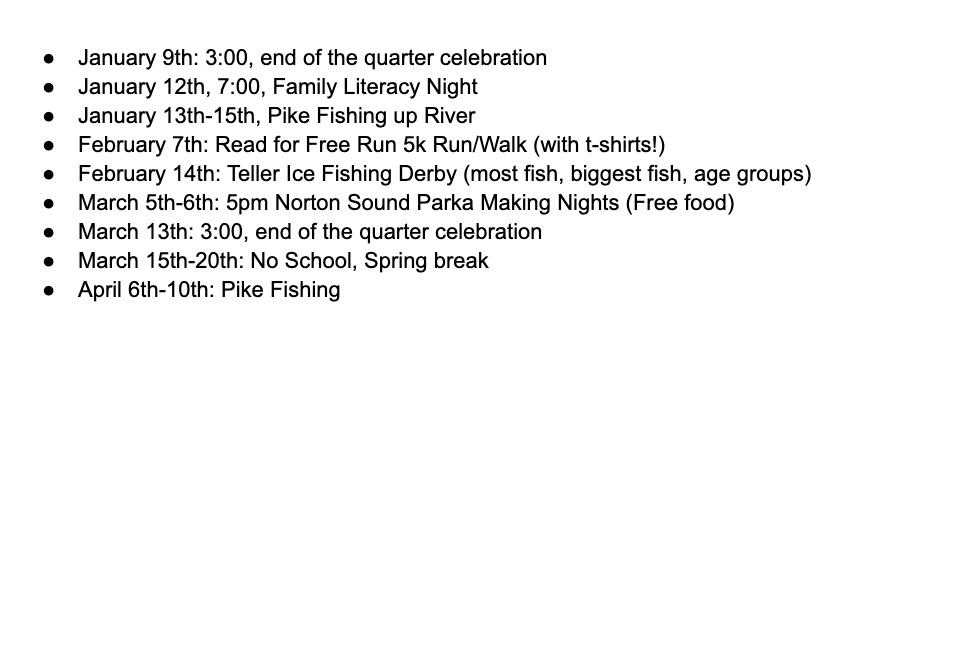 Teller School Family Newsletter October 29th  5