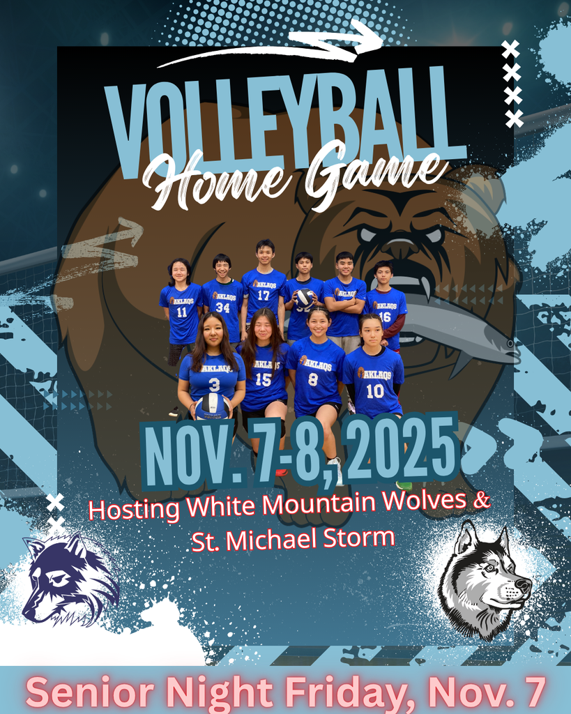 Volleyball Home Game Poster Teller Alaska