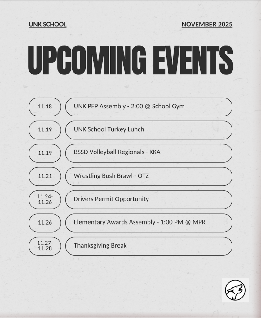 UNK Nov. Events