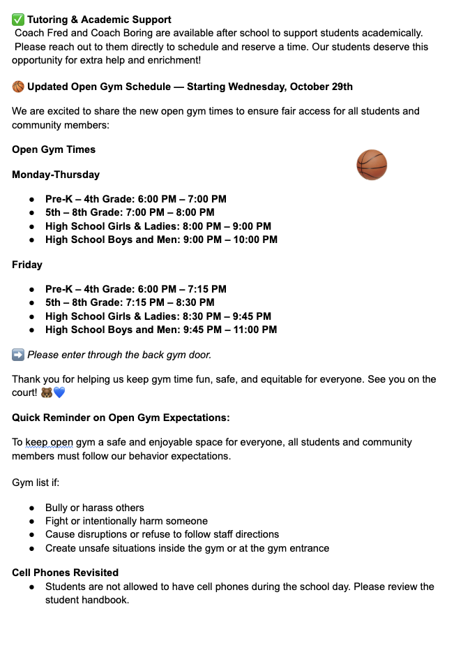 James C. Isabell School Newsletter November 21st 3