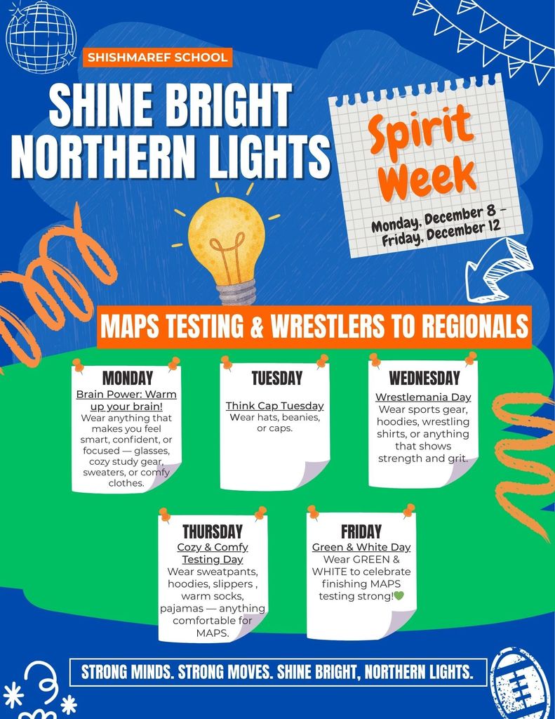MAPS Testing & Wrestlers Spirit Week