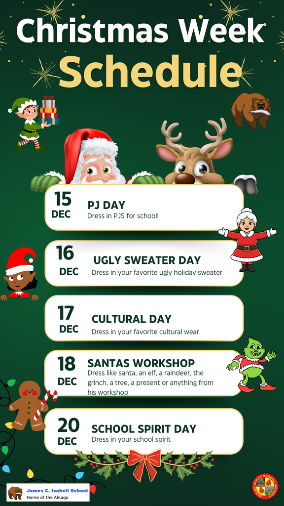 Holiday spirit week Teller alaska 2025