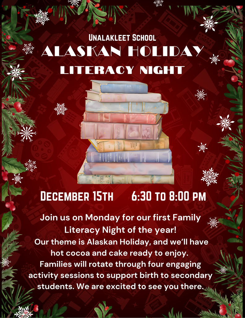 12.15 Alaskan Holiday Literacy Night