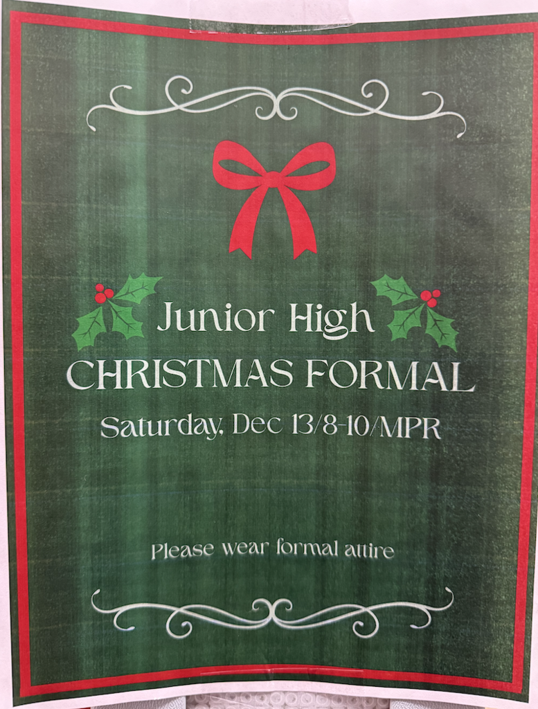 Junior High Christmas Formal