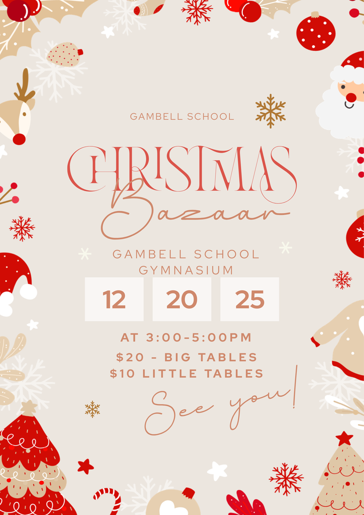 Christmas Bazaar Flyer