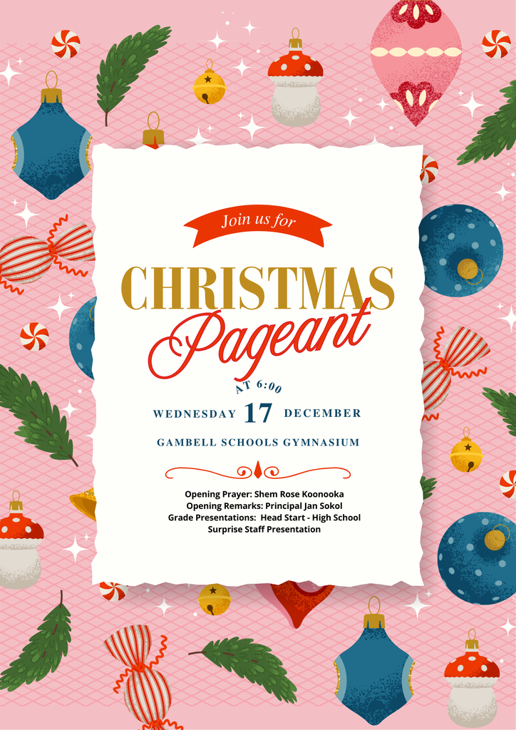 Christmas Pageant Flyer