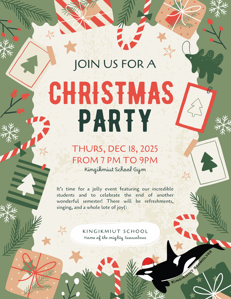 Christmas Party on Thursday,  Dec 18 from 7-9pm