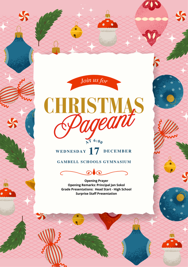 Christmas Pageant Flyer