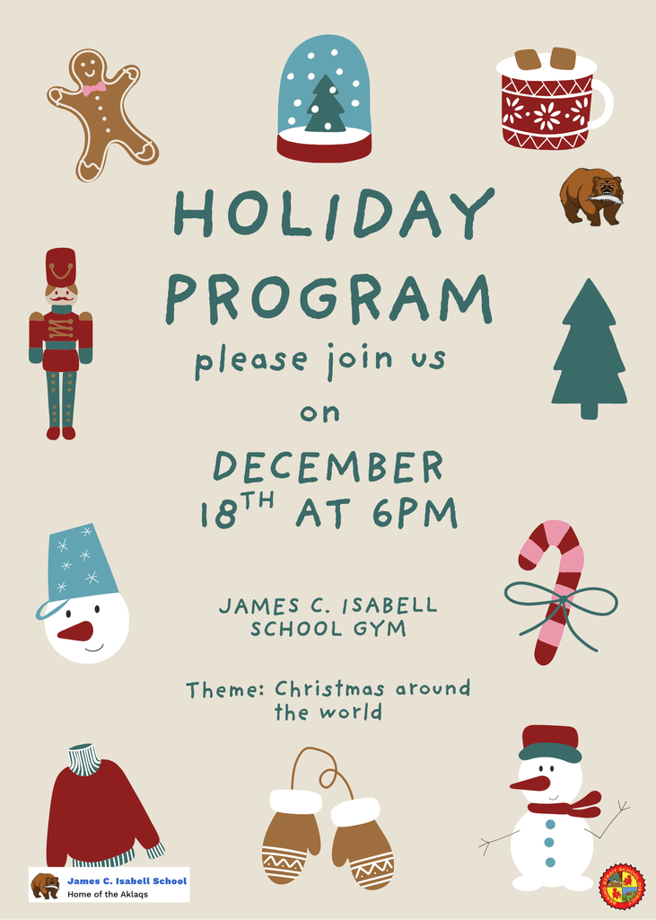 Teller Alaska School 6pm Holiday Program Holiday Program