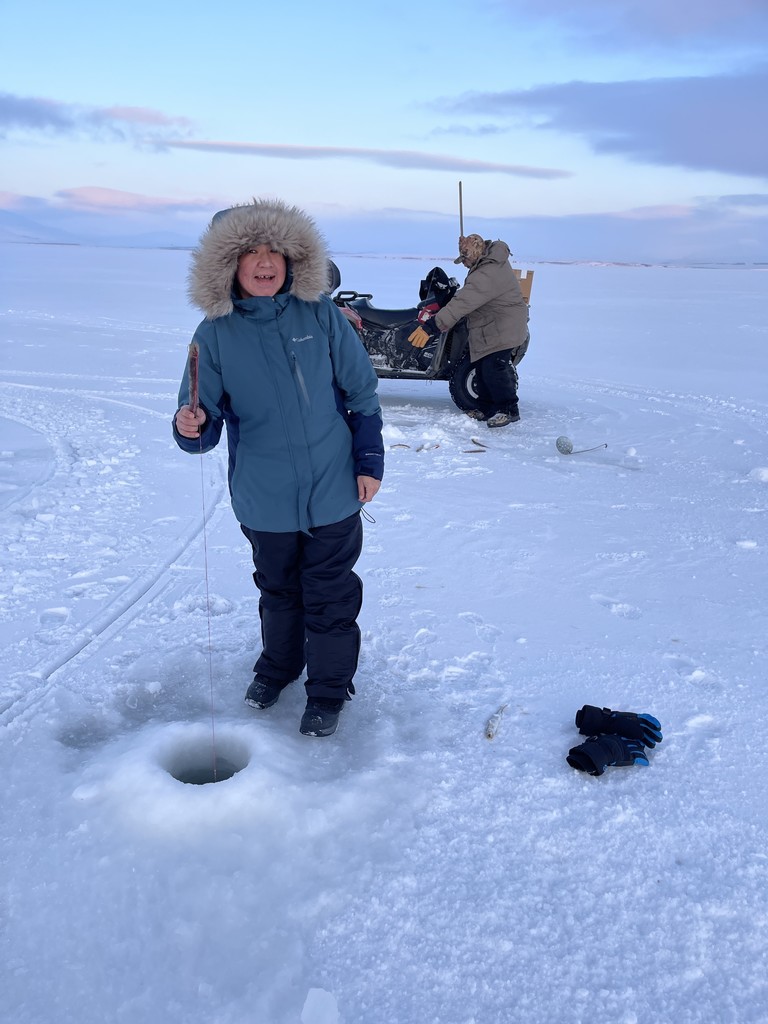 Happy fishing teller fishing derby