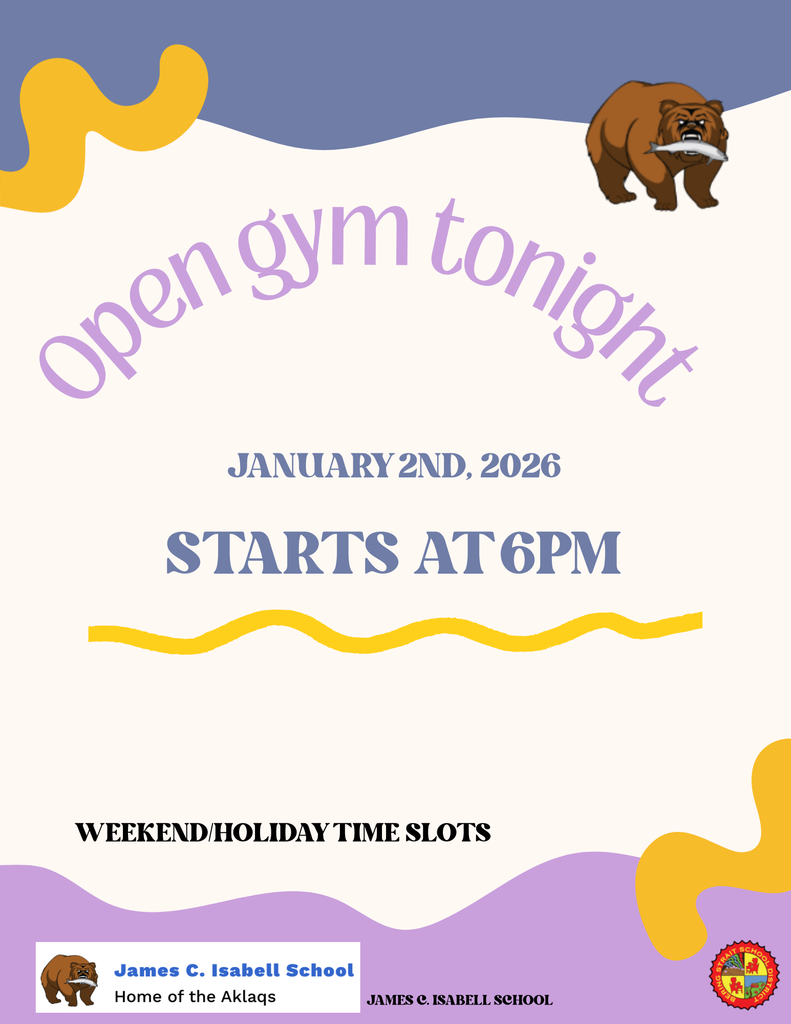 Open gym tonight January 2nd Teller school