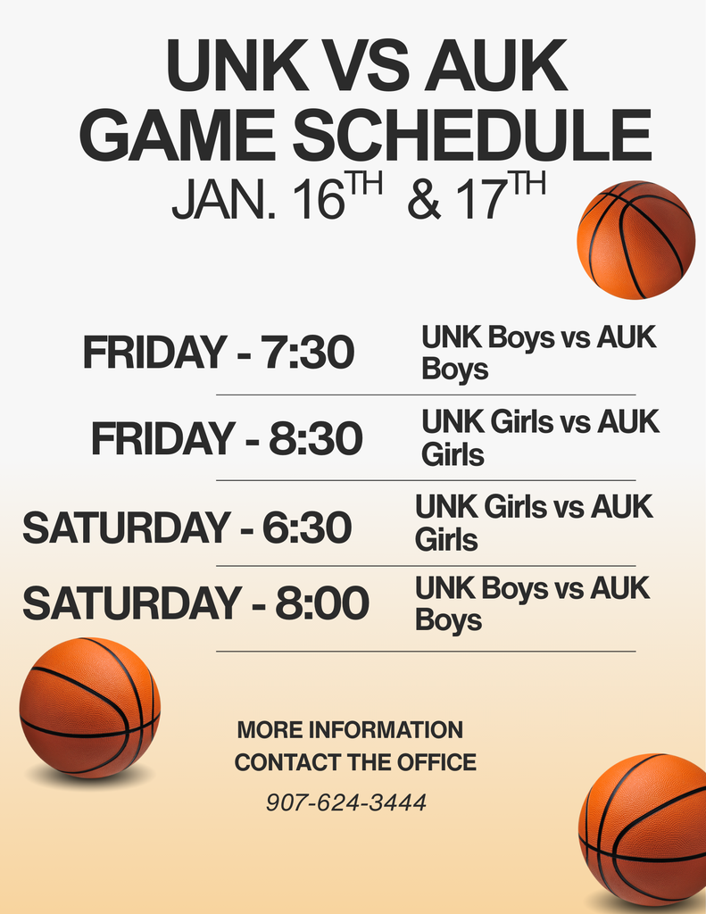 Updated Game Schedule