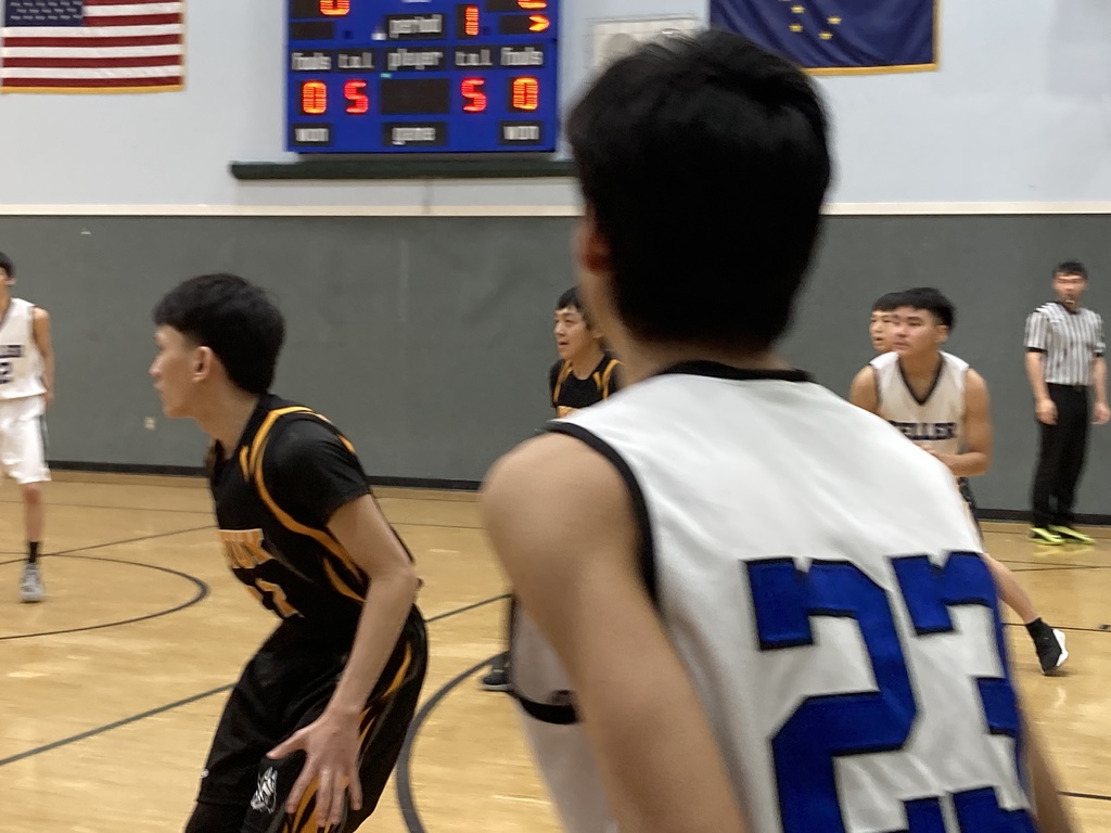 Ben in camera in basketball
