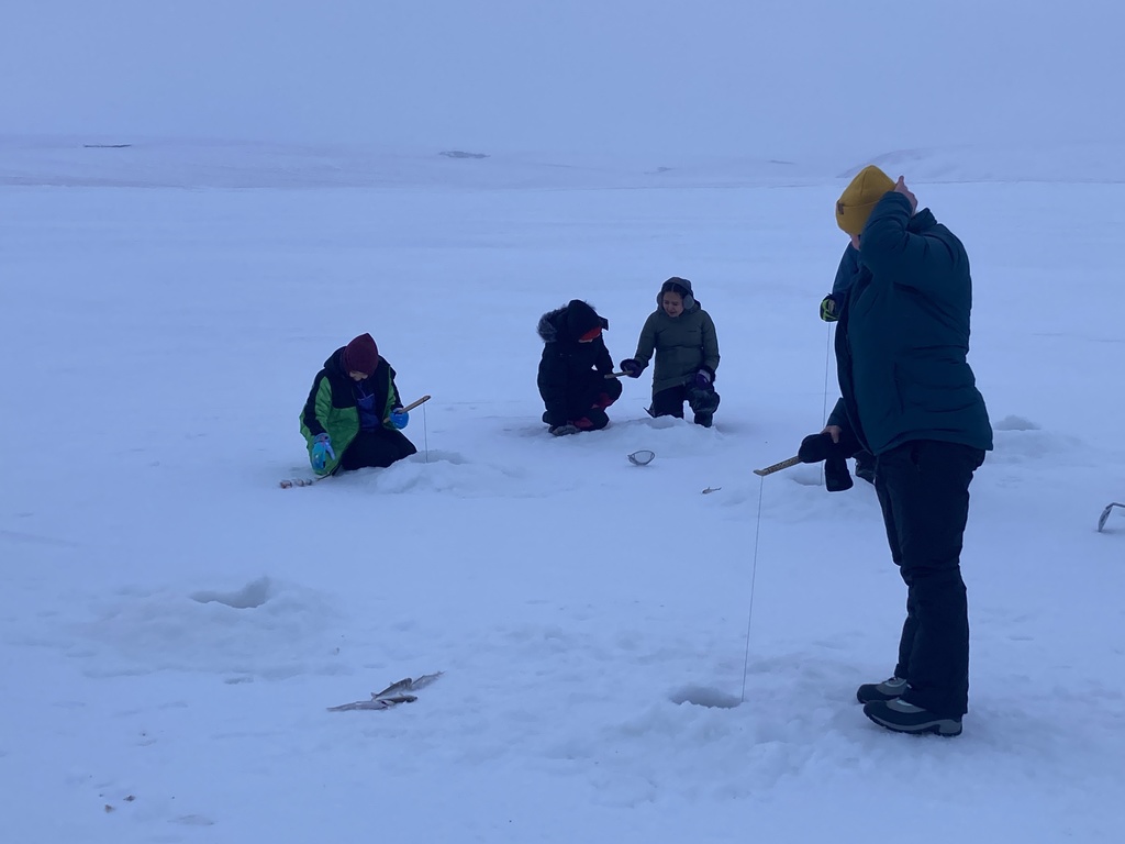 ice fishing for cultural days teller alaska
