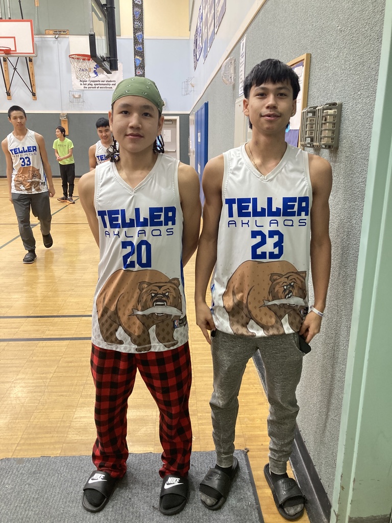 Matt Jr and Ben for Jersey Day Teller Alaska