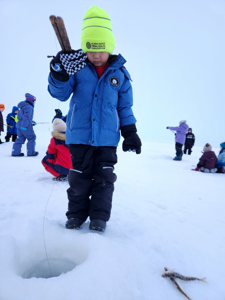 Robbie Thomas Ice Fishing Teller alaska
