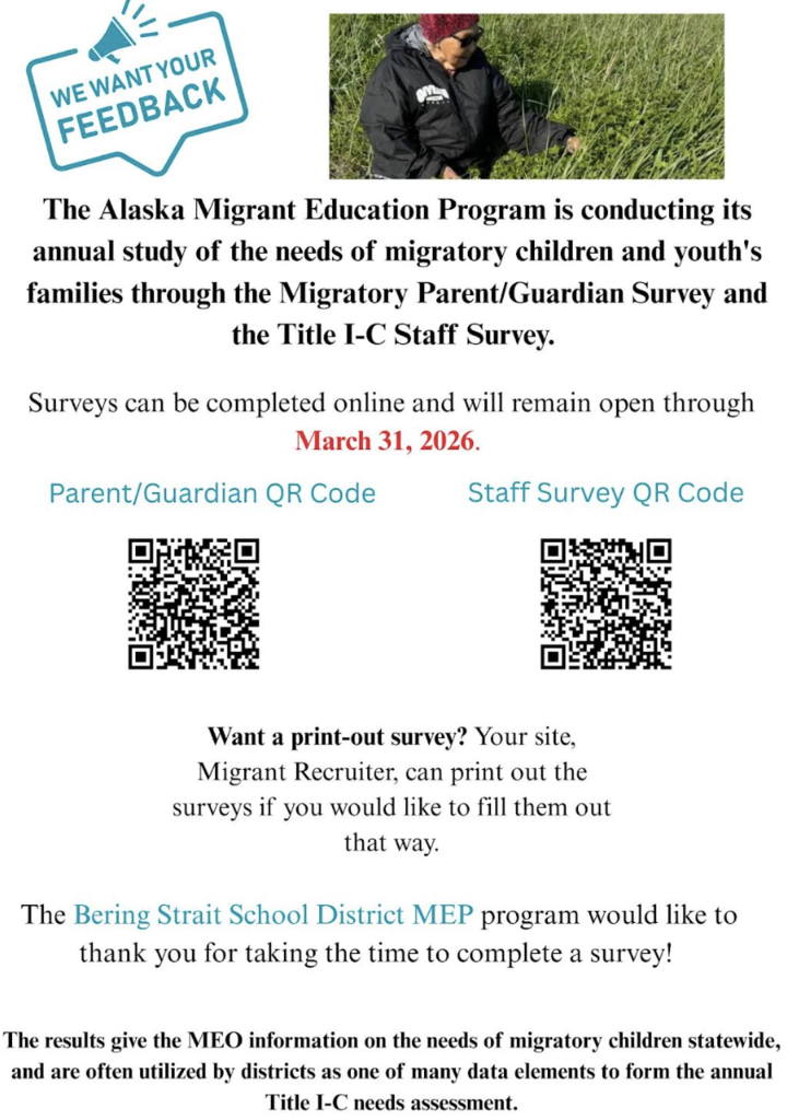 Migrant Education Program Survey