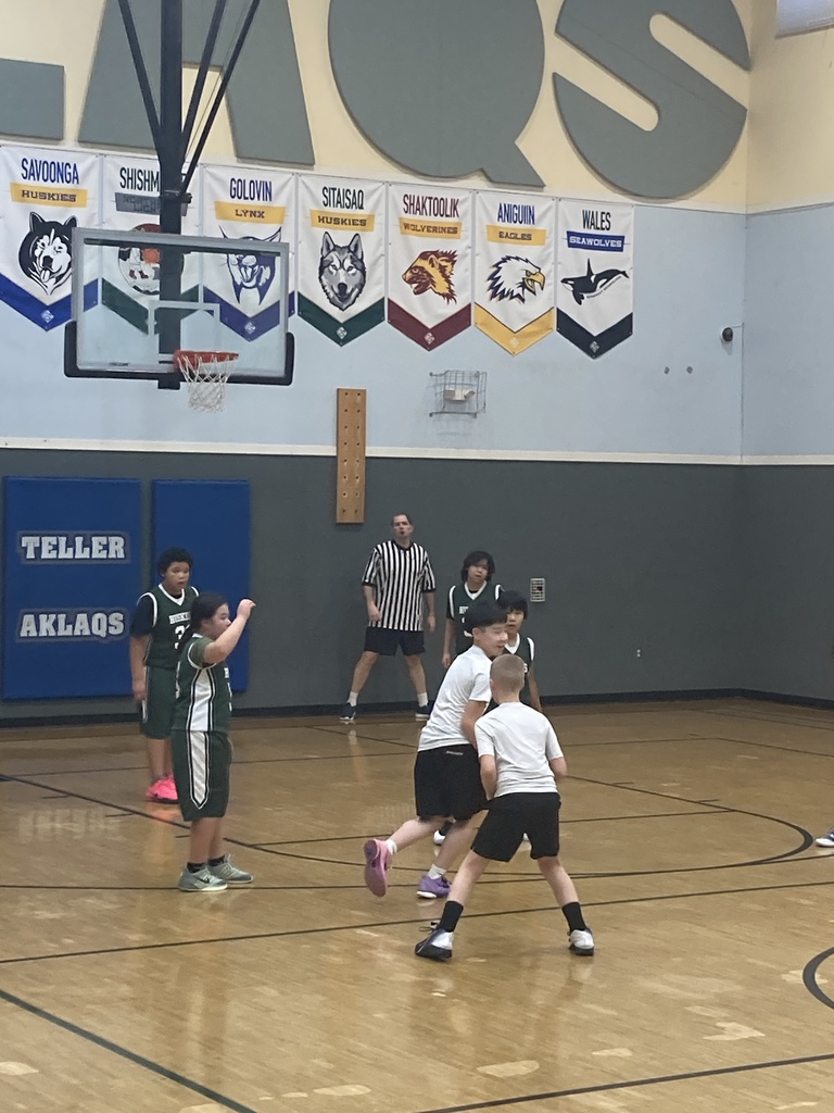 Nome and Brevig Middle school teams playing weekend of basketball tournament teller alaska