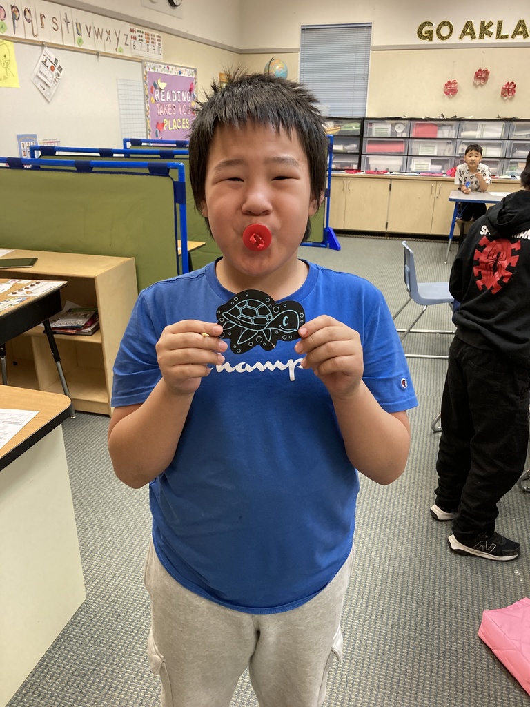 Frank with valentines gift