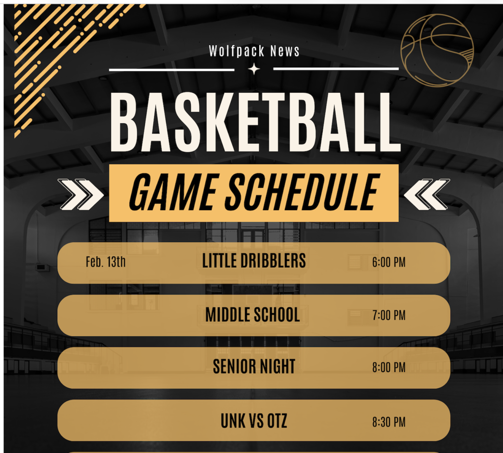 UNK Basketball Schedule