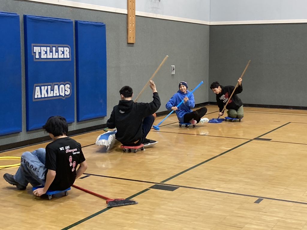 Sweeping with the scooters